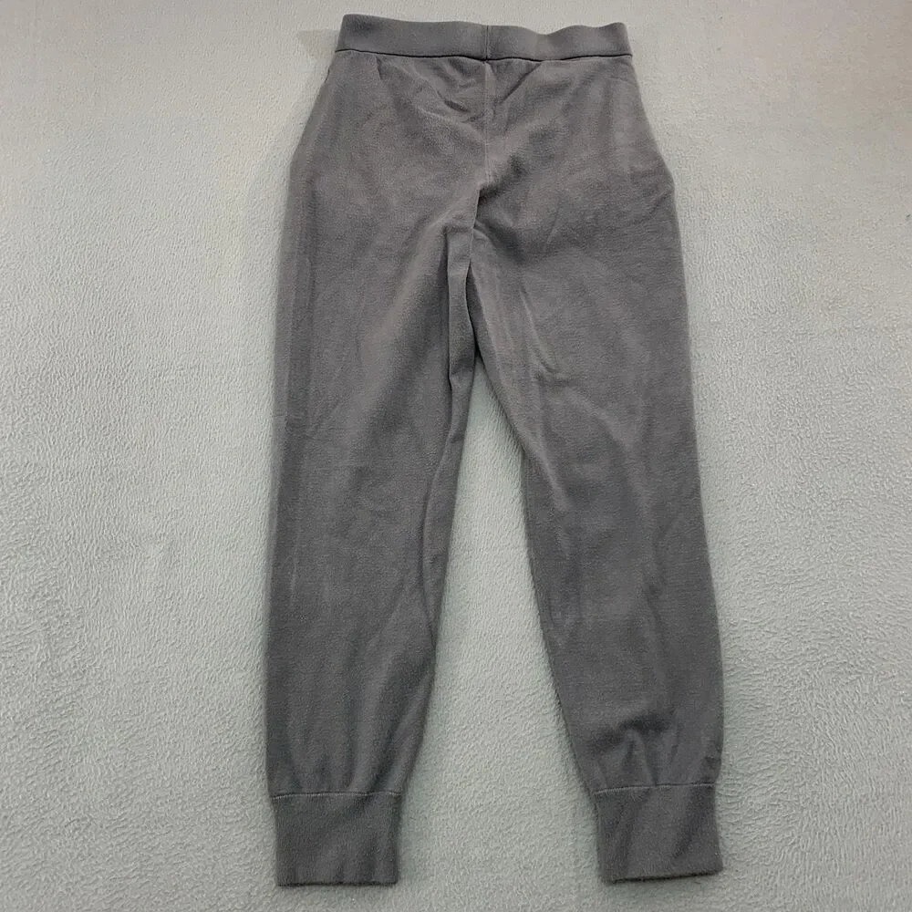 Aritizia Babaton Sweatpants Womens Small Gray Knit Jogger Elastic Waist Pockets